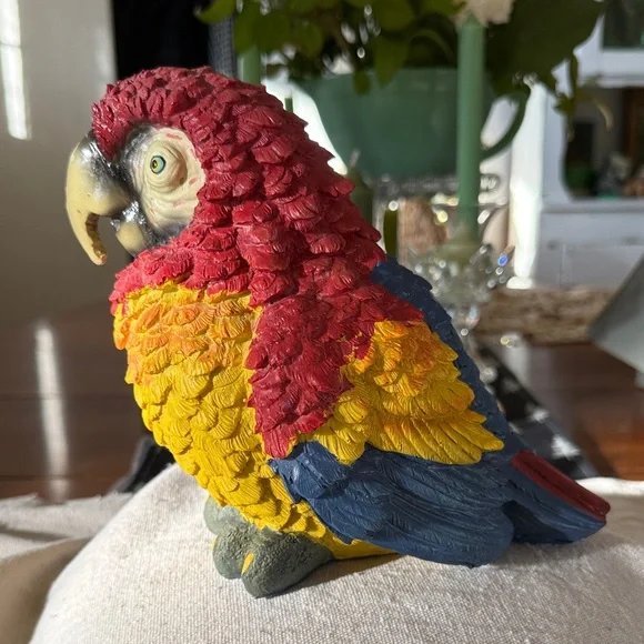 Colorful Parrot Figurine - Picture 3 of 7